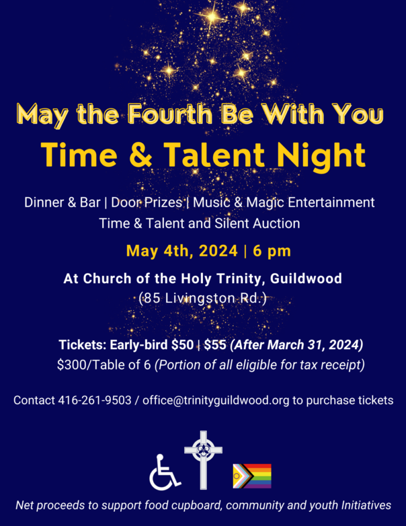 May the Fourth Be With You Time & Talent Night, on May 4 poster